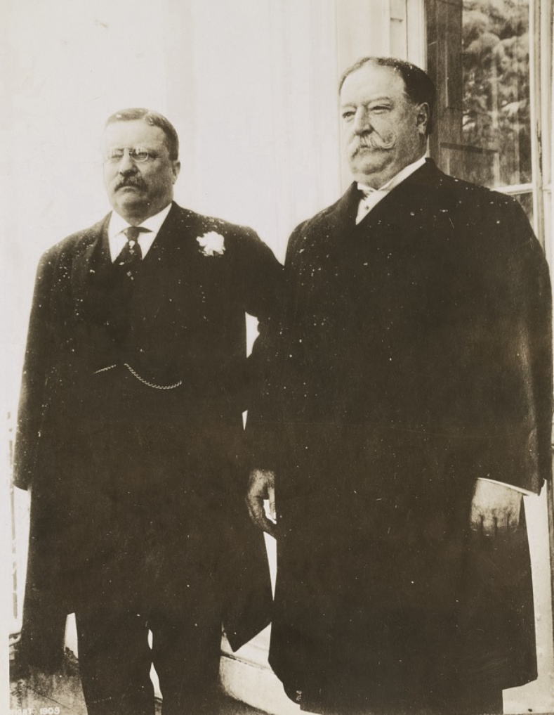 セオドア・ルーズベルトとウィリアム・タフト(1909年)