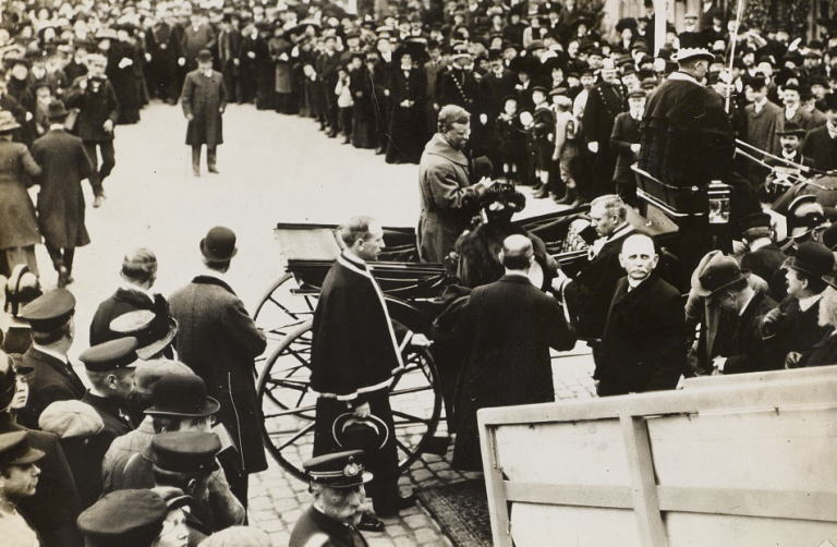 ノルウェー訪問中のセオドア・ルーズベルト(1910年)